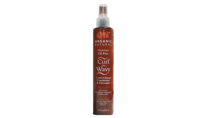 On Natural Curl-N-Wavy Curl Defining Conditioner And 
Detangler