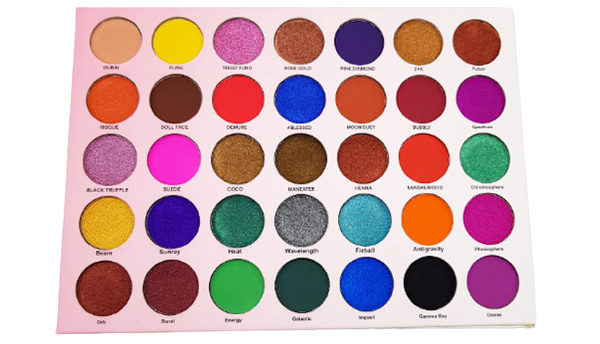 Blossom 35 Color Matte And Cream Eye Shadow