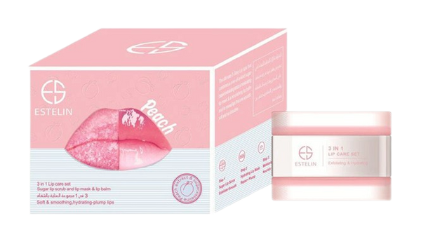 Estelin Peach Lip Care 3 In 1