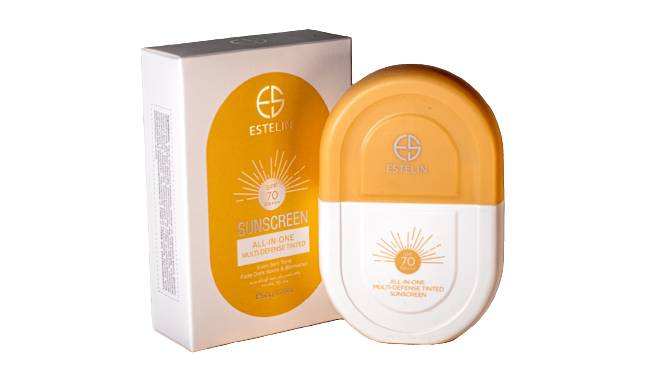 Estelin Spf70 Pa+++ Sunscreen All In One Multi