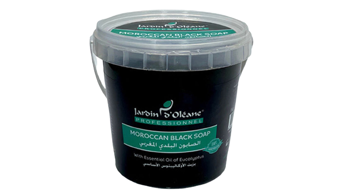 Jardin D’Oleane Moroccan Black Soap With Essential Oil Of Eucalyptus