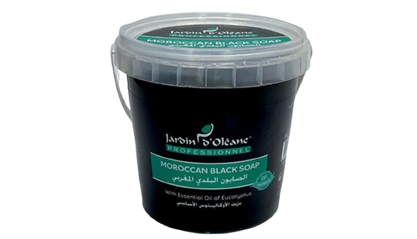 Jardin D’Oleane Moroccan Black Soap With Essential Oil Of Eucalyptus