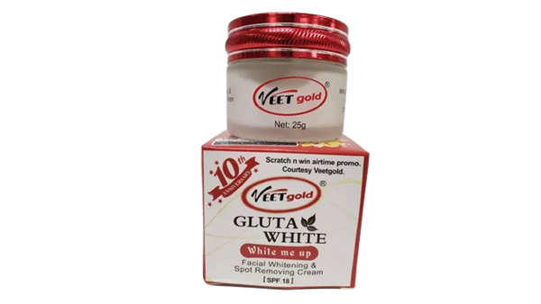 Veet Gold Gluta White Whitemeup Face Cream