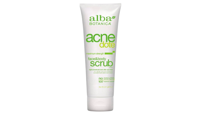 Alba Botanica Acne Dote Face And Body Scrub