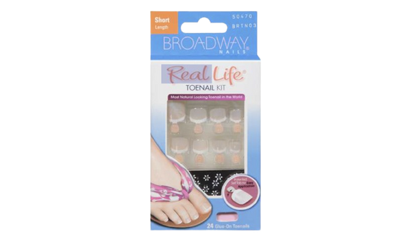 Broadway Toe Stick On Nails