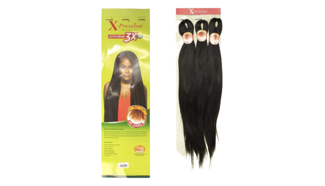 X-Pression 3X Pre-Stretched Braid 50''