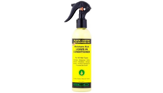 Black Castor Flaxseed Oil Leave In Conditioner