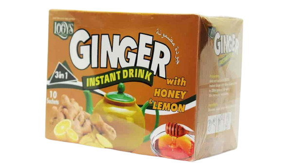 Ginger Instant Drink With Honey, Lemon Orange