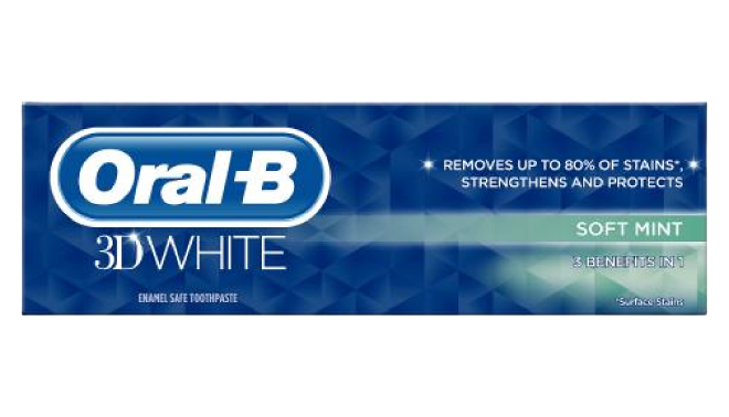 Oral B 3D White Tooth Paste Soft Mint