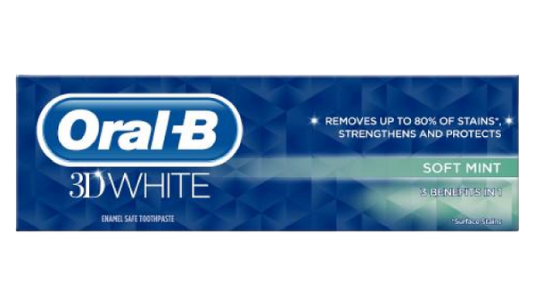 Oral B 3D White Tooth Paste Soft Mint