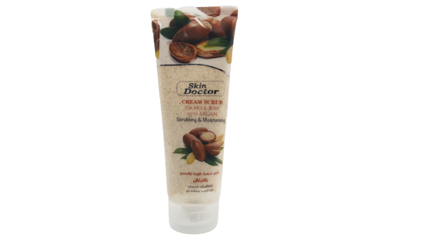 Skin Doctor Cream Scrub For Face And Body With Argan