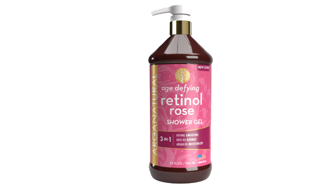 Arganatural Age Defying Retinol Rose Shower