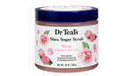 Dr Teals Shea Sugar Scrub Rose Essential Oil