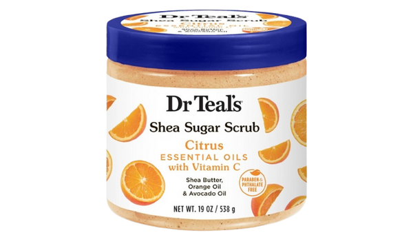 Dr Teals Shea Sugar Scrub Citrus Essential