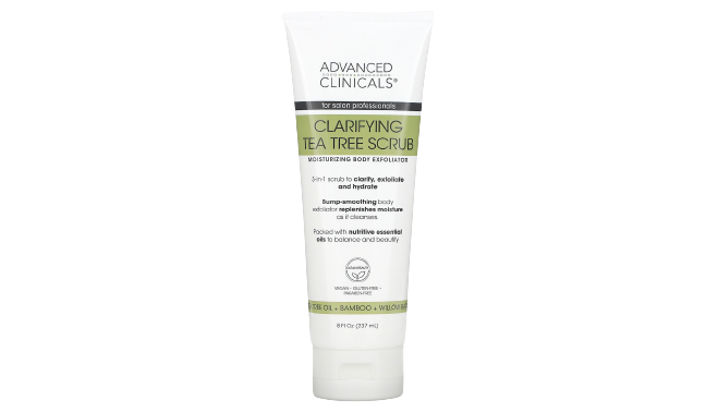 Advanced Clinicals Clarifying Tea Tree Scrub