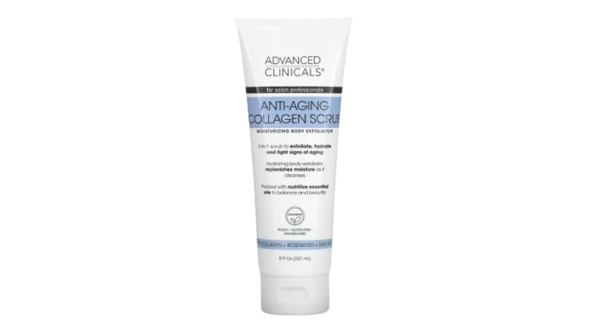 Advanced Clinicals Anti-Aging Collagen Scrub