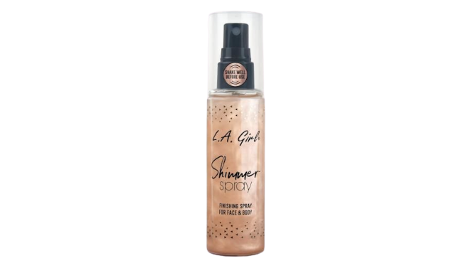 La Girl Shimmer Finishing Spray Rose Gold