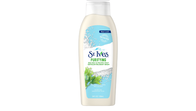 St Ives Renew And Purify Sea Salt And Pacific Kelp Shower Gel