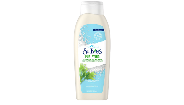 St Ives Renew And Purify Sea Salt And Pacific Kelp Shower Gel