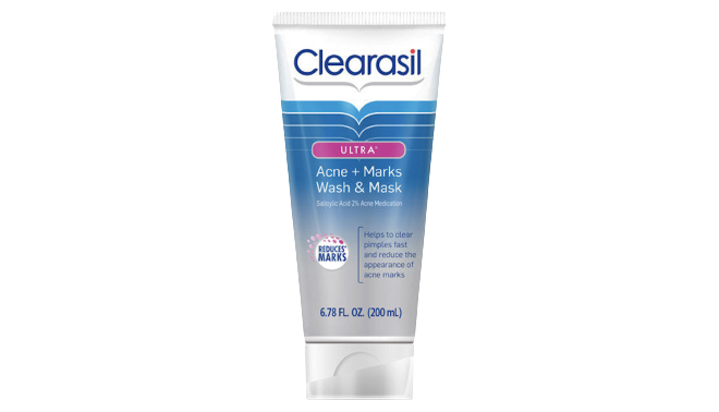Clearasil Ultra Acne + Marks Wash And Mask