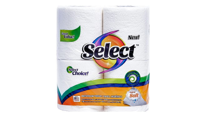 Select Rolls Tissue