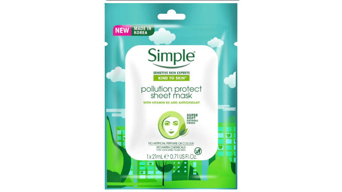 Simple Pollution Protect Sheet Mask