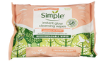 Simple Instant Glow Cleansing Wipes