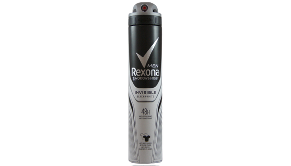 Rexona Men Invisible Black And White