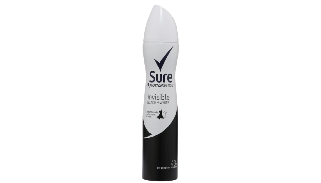Sure Invisible Black And White Spray