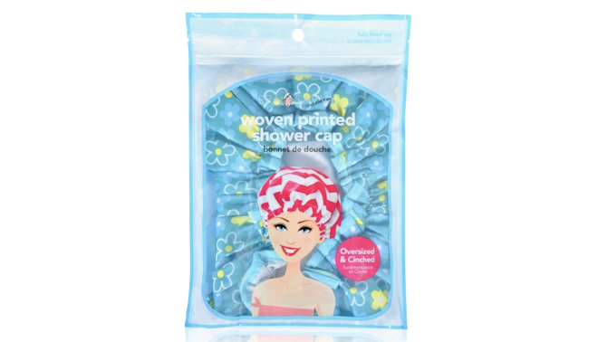 Spa Savvy Woven Printed Shower Cap