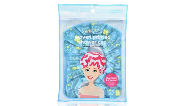 Spa Savvy Woven Printed Shower Cap
