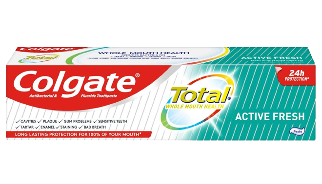 Colgate Active Fresh Total Whole Mouth Health