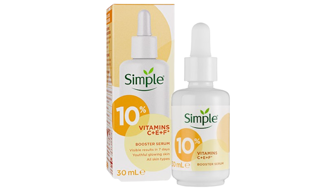 Simple 10% Vitamins C+E+F* Booster Serum