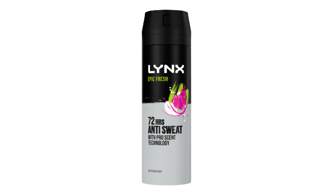 Lynx Epic Fresh 72 Hrs Anti Sweat Spray