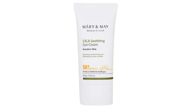 Mary & May Cica Soothing Sun Cream 50+