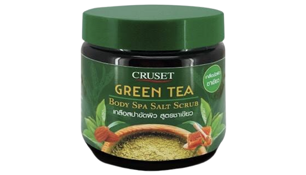 Cruset Green Tea Spa Salt Body Scrub