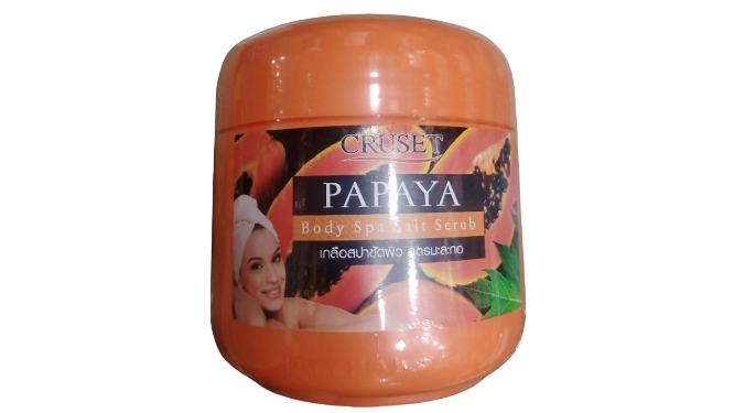 Cruset Papaya Body Spa Salt Scrub