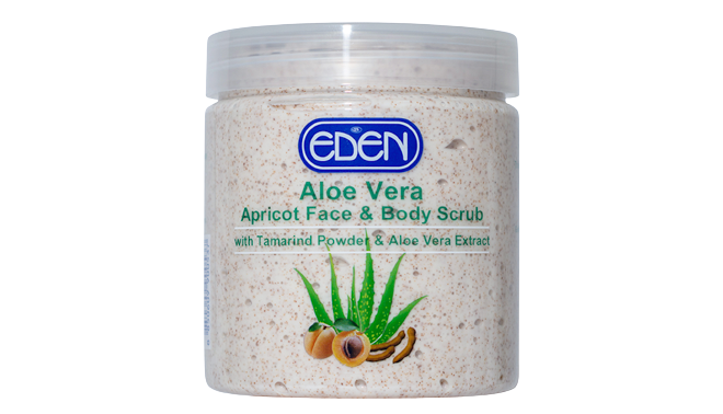 Eden Aloe Vera Apricot Face And Body Scrub