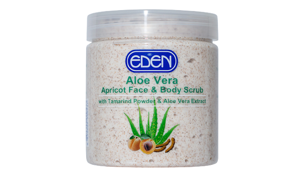 Eden Aloe Vera Apricot Face And Body Scrub