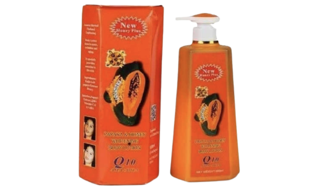 Asantee Papaya And Honey Body Milk Q10 Aha + Bha