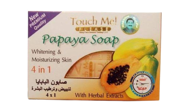 Touch Me Papaya 4 In 1 Soap