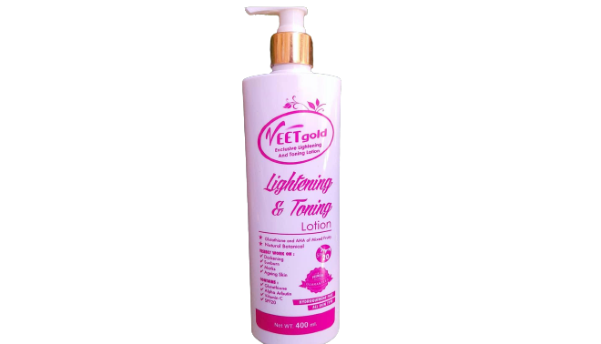 Veet Gold Lightening And Taning Lotion