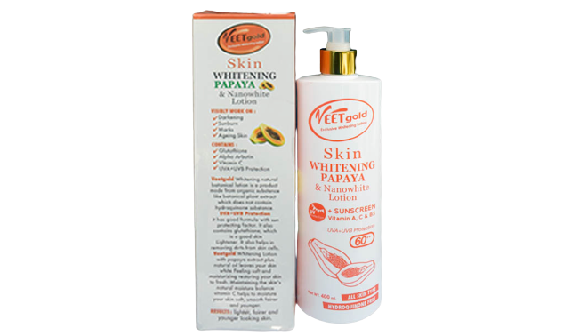 Veet Gold Skin Whitening Lotion Papaya