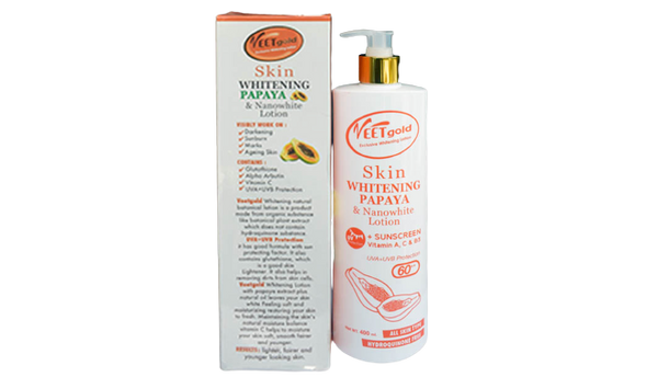 Veet Gold Skin Whitening Lotion Papaya