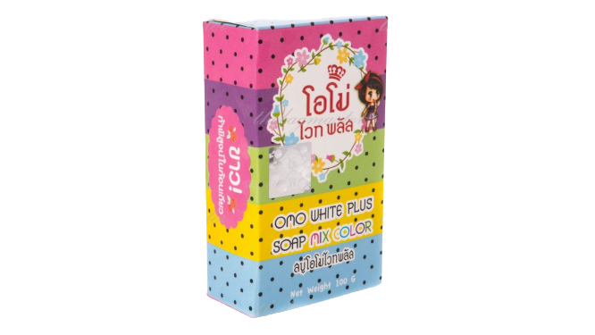 Omo White Plus Soap Mix Color