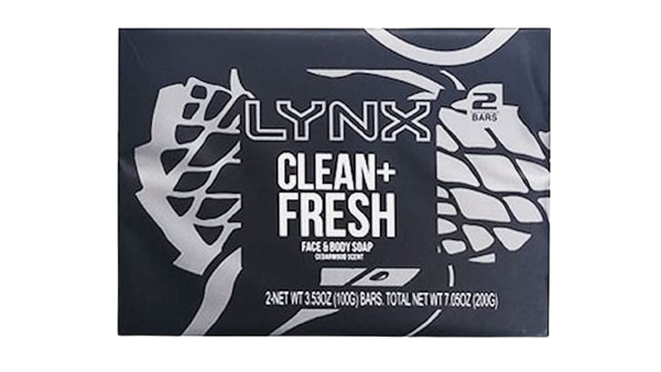 Lynx Clean+Fresh Face & Body Soap