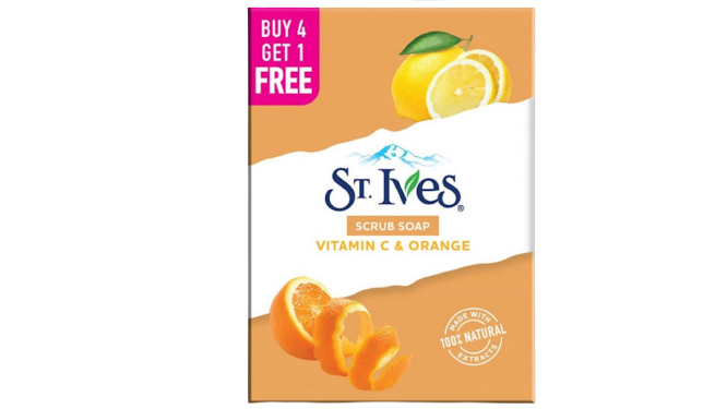 St Ives Scrub Soap Vitamin C & Orange