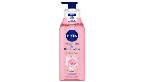Nivea Fresh+Healthy Gel Body Lotion Rose Water