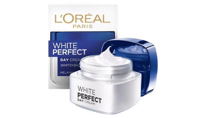 L'oreal White Perfect Day Cream Tourmaline Skin Whitening Spf 17