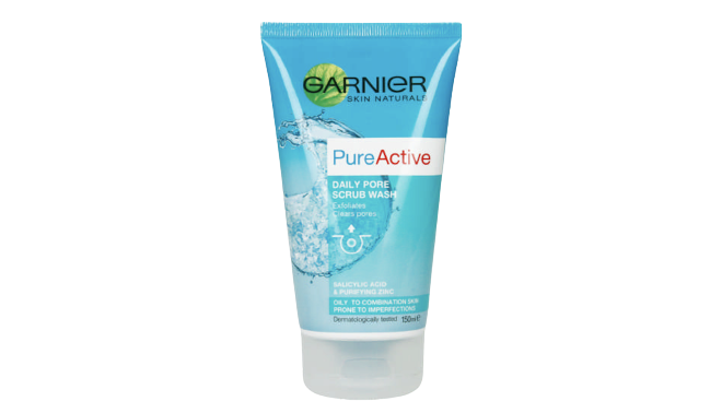 Garnier Pure Active Daily Pore Scrub Wash